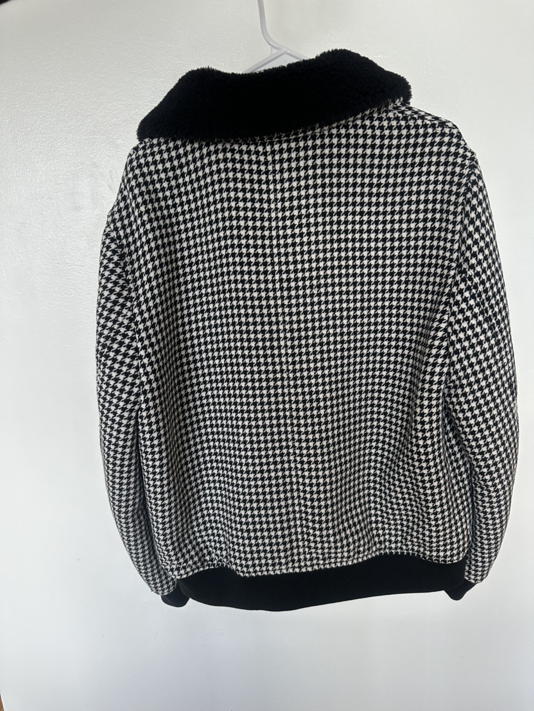 Men's Express Houndstooth Bomber Jacket - photo 3