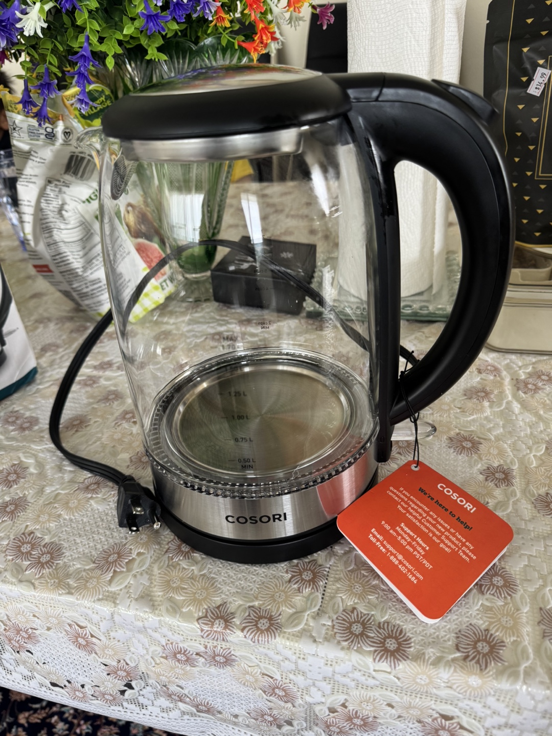 COSORI Glass Electric Kettle - 1.7L - photo 4