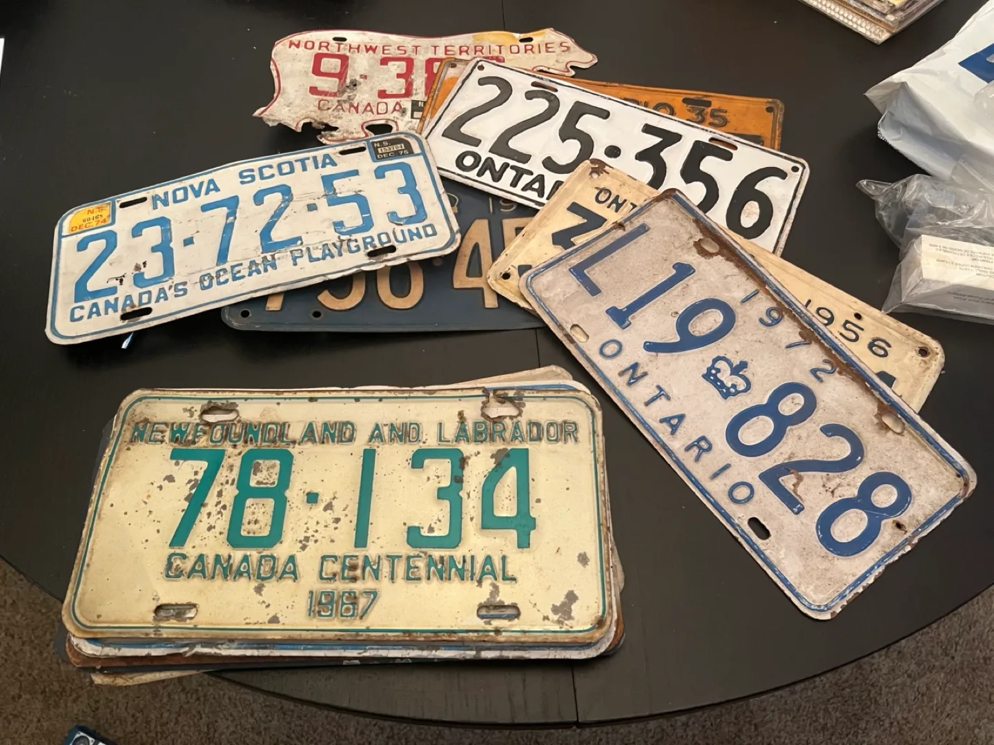 Vintage Canadian License Plates Collection thumbnail