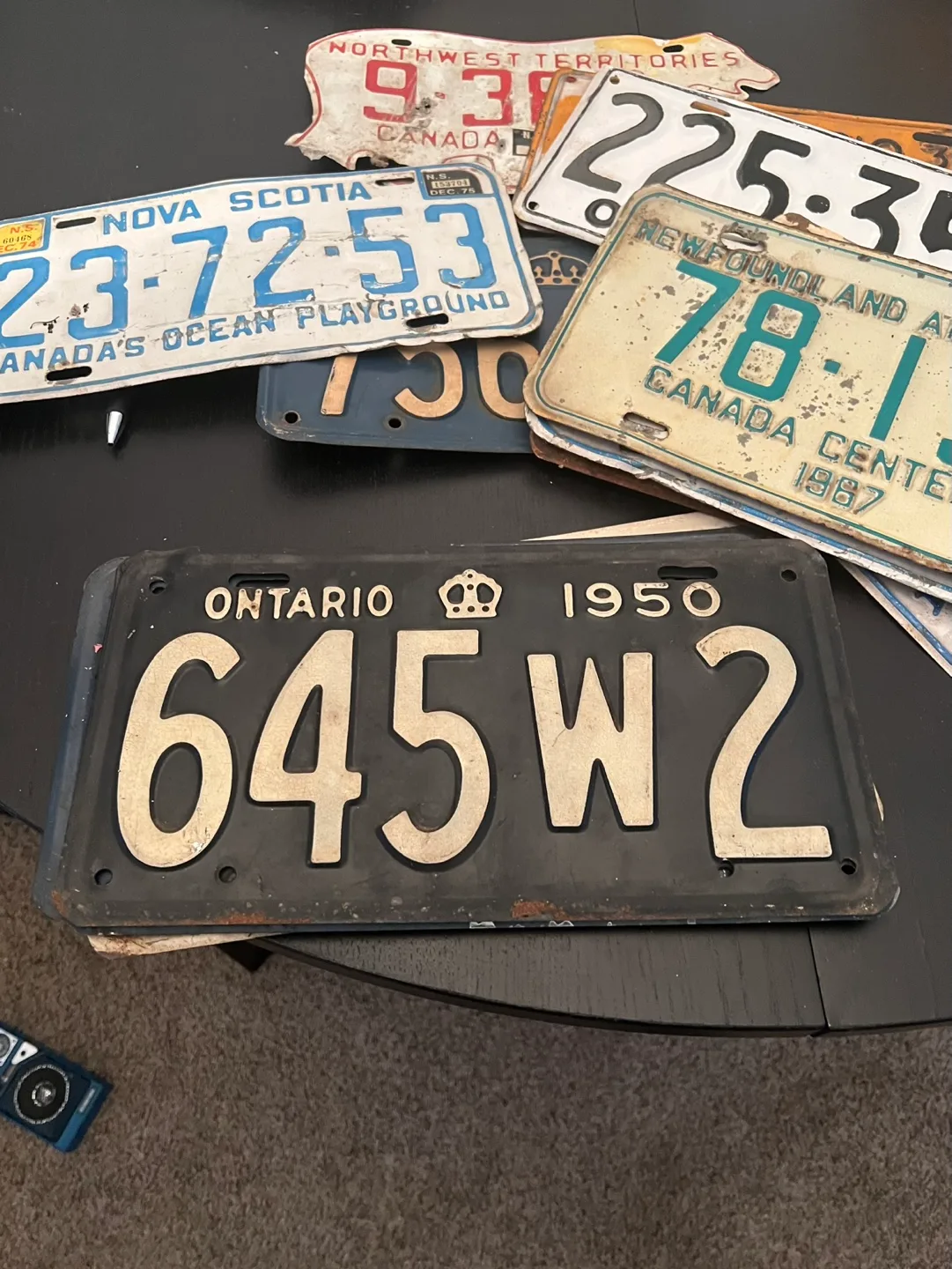 Vintage Canadian License Plates Collection image indicator(3)