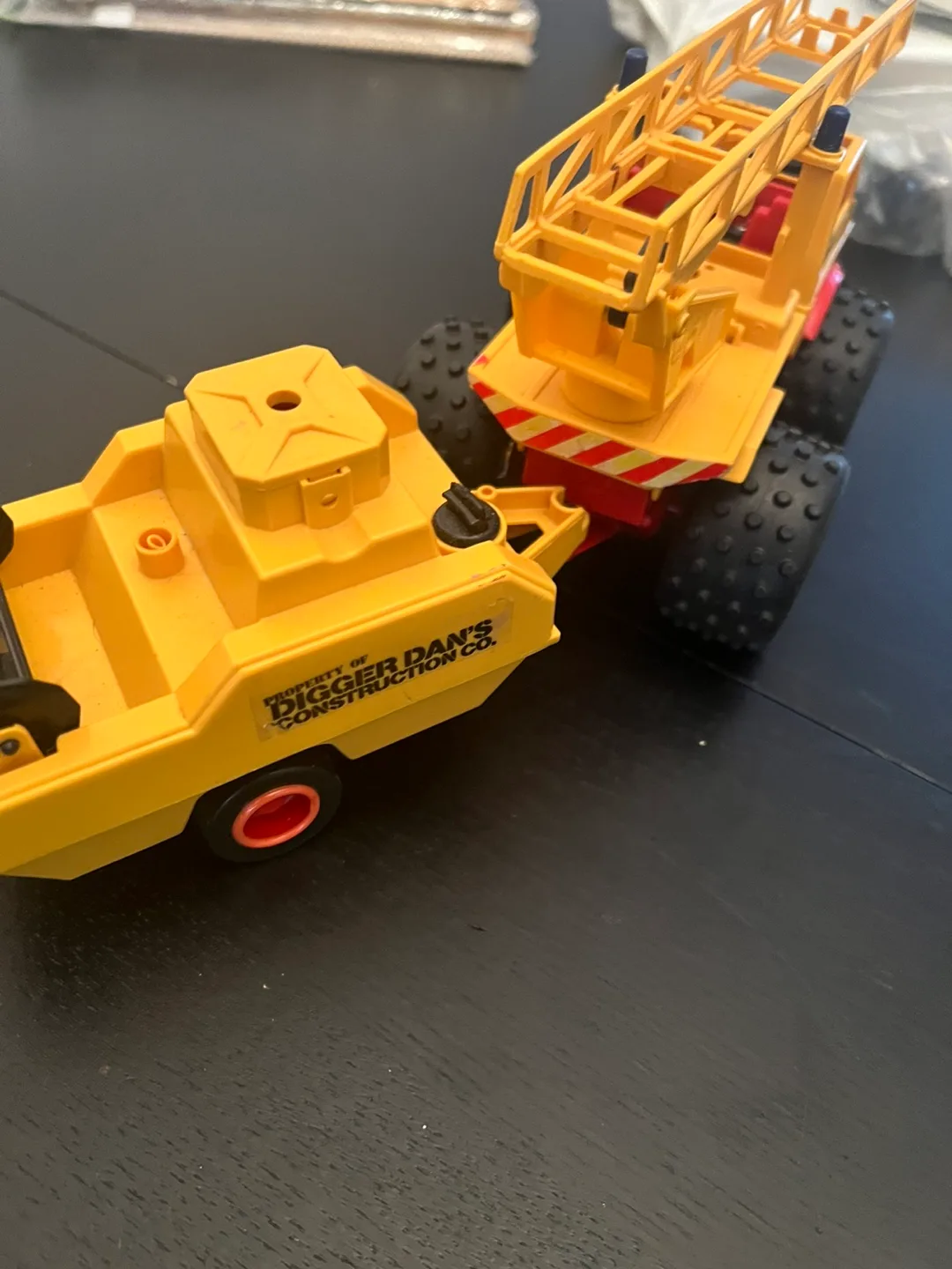 Vintage Digger Dan's Construction Co. Toy Truck image indicator(4)