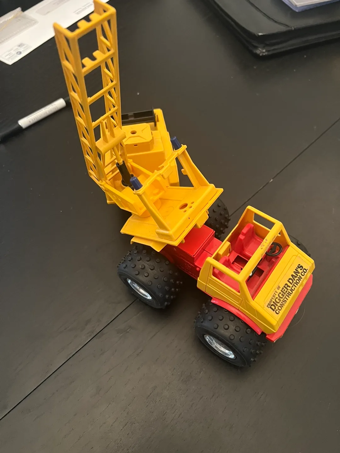 Vintage Digger Dan's Construction Co. Toy Truck image indicator(5)