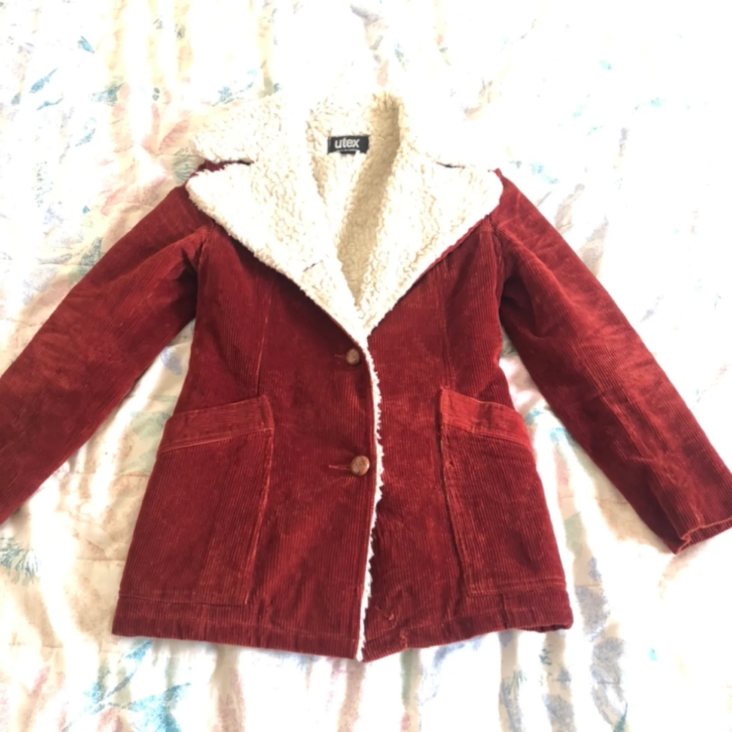 Vintage 1970’s Utex Corduroy Jacket with Sherpa Lining thumbnail