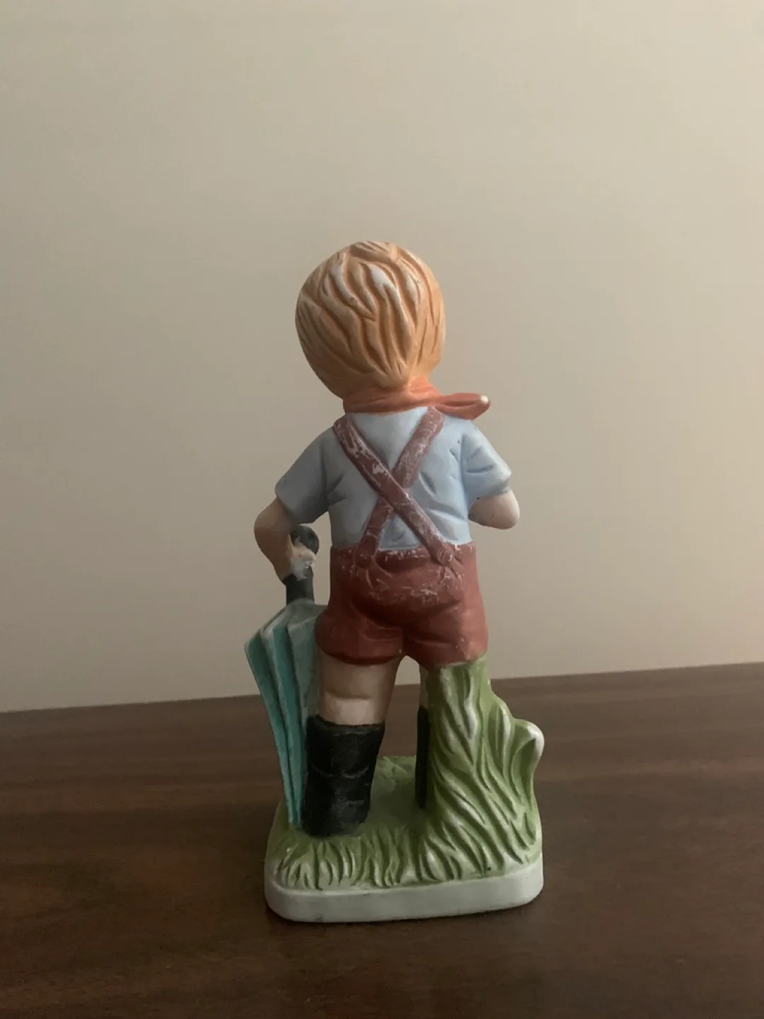 Vintage Boy Figurine with Umbrella image indicator(2)