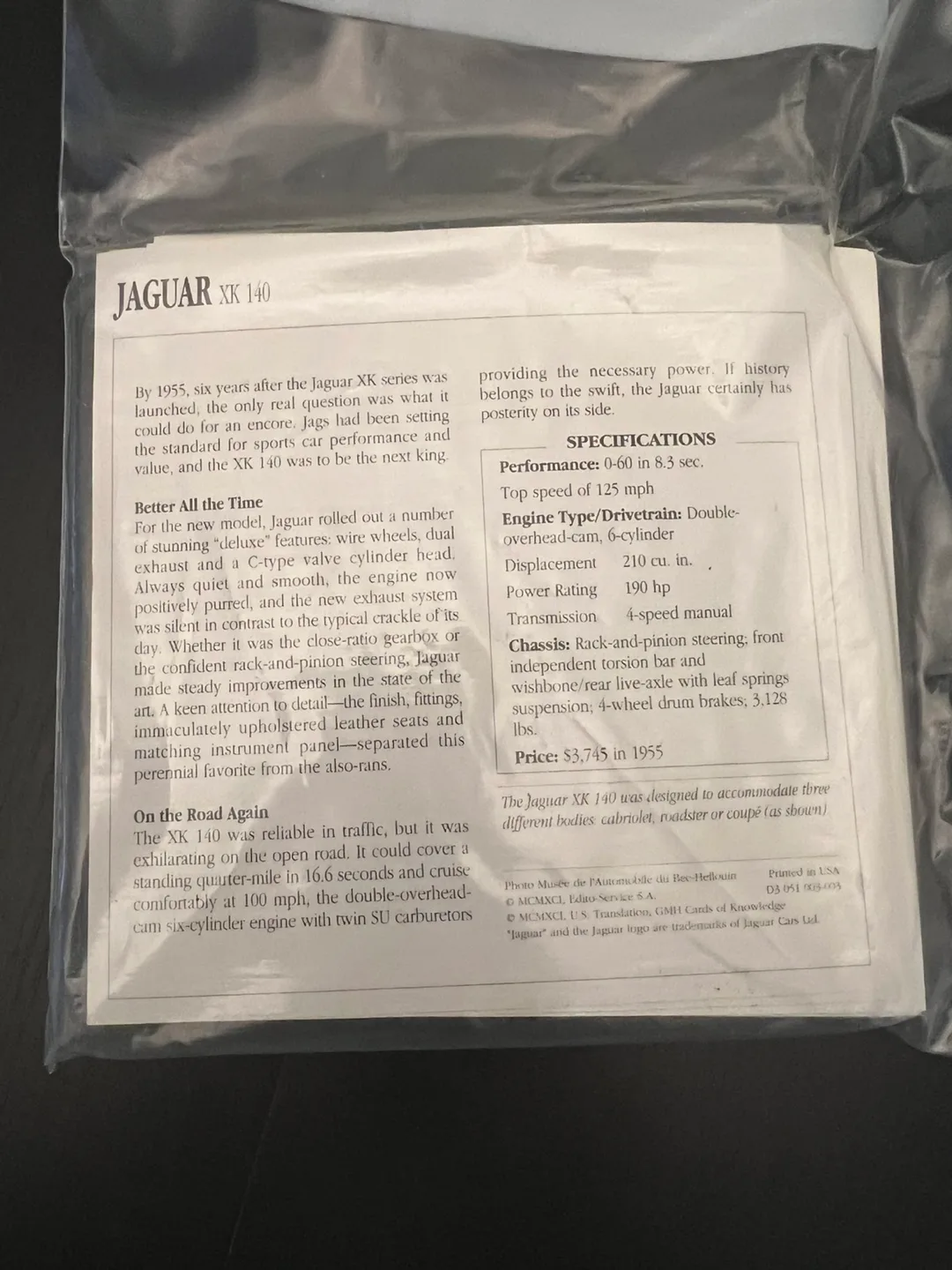 Collection of Vintage Car Trading Cards image indicator(2)