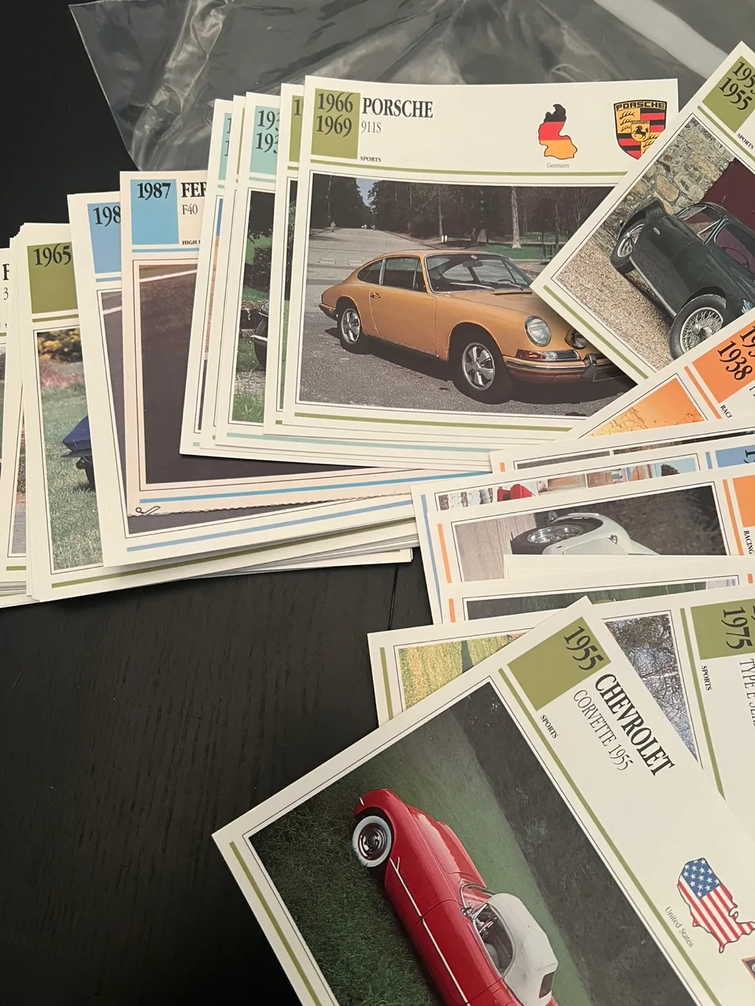 Collection of Vintage Car Trading Cards image indicator(4)