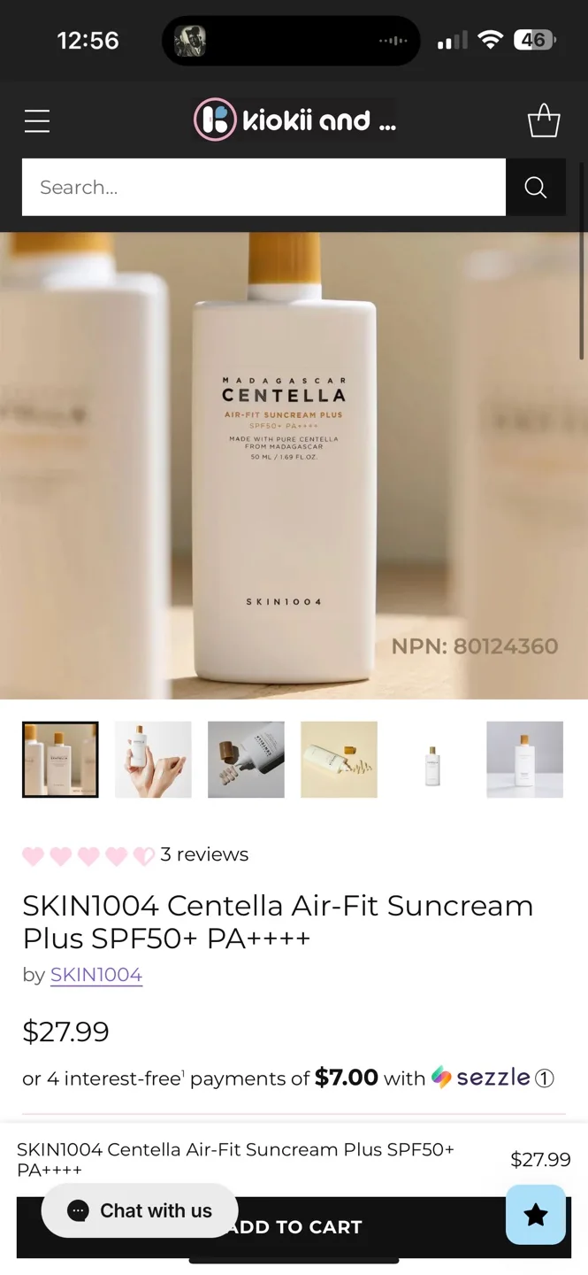 SKIN 1004 - Madagascar Centella Air-Fit Suncream Plus image indicator(3)