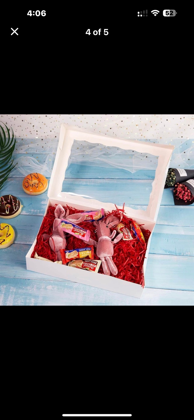 White Cookie Box with Window - photo 4