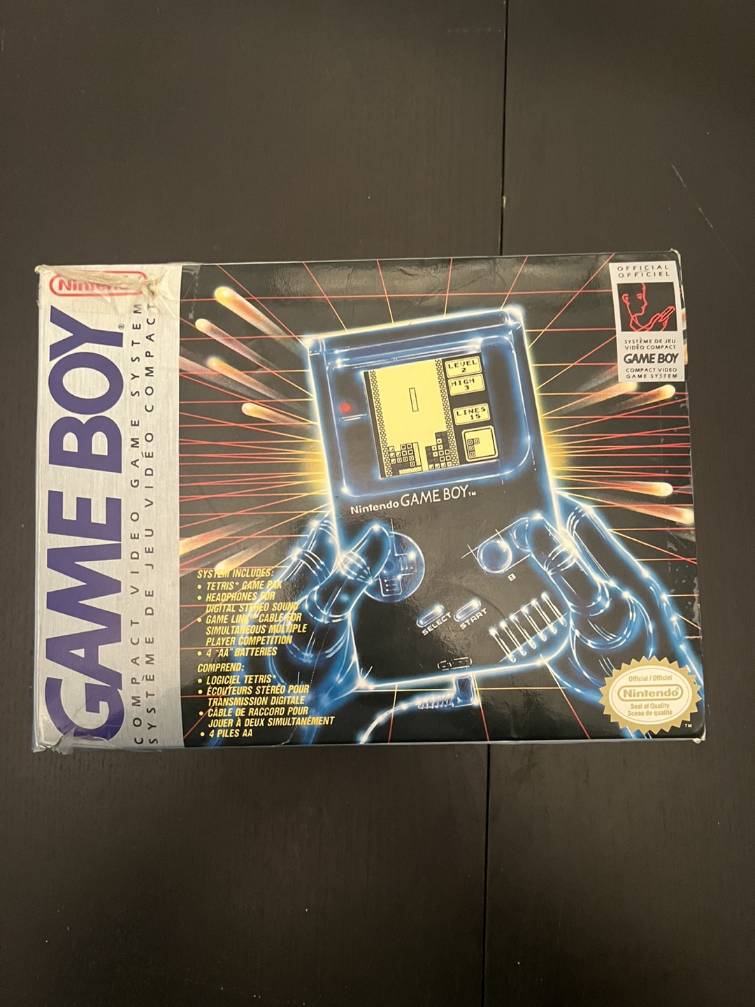 Vintage Nintendo Game Boy with Games and Accessories