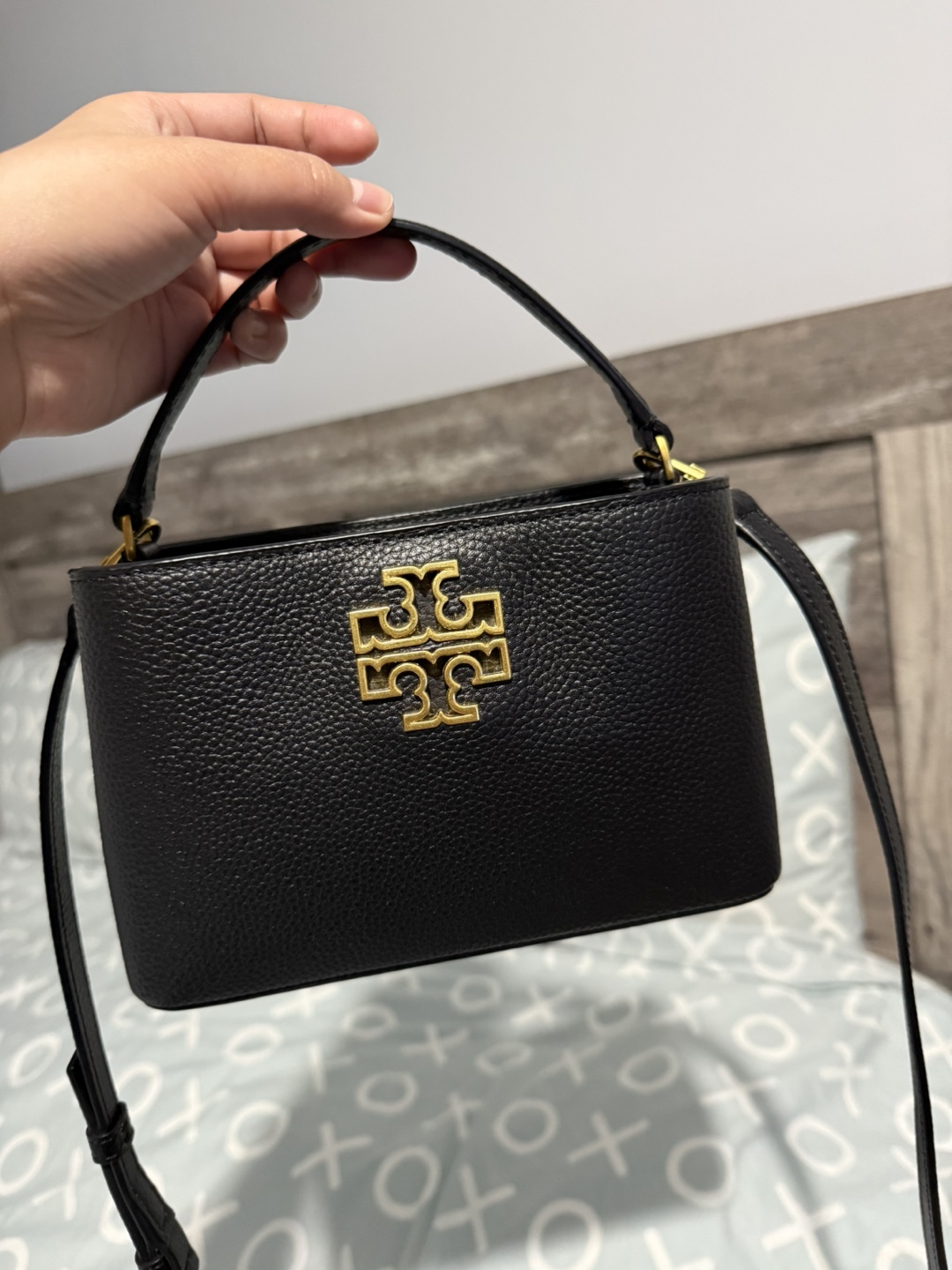Tory Burch Black Leather Mini Bag