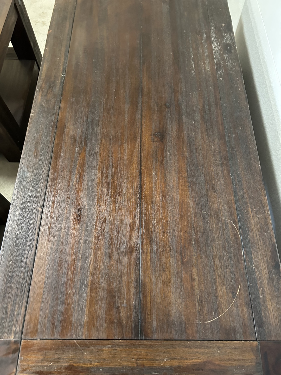 Three-piece wood coffee table set - photo 5