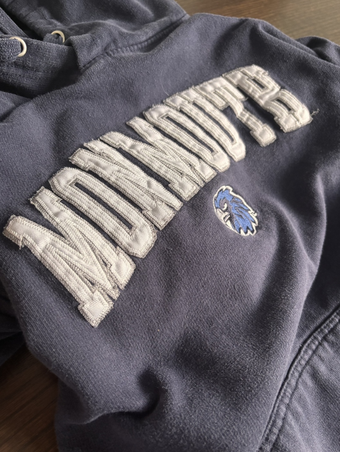 Monmouth University Old Varsity Brand Hoodie - photo 2
