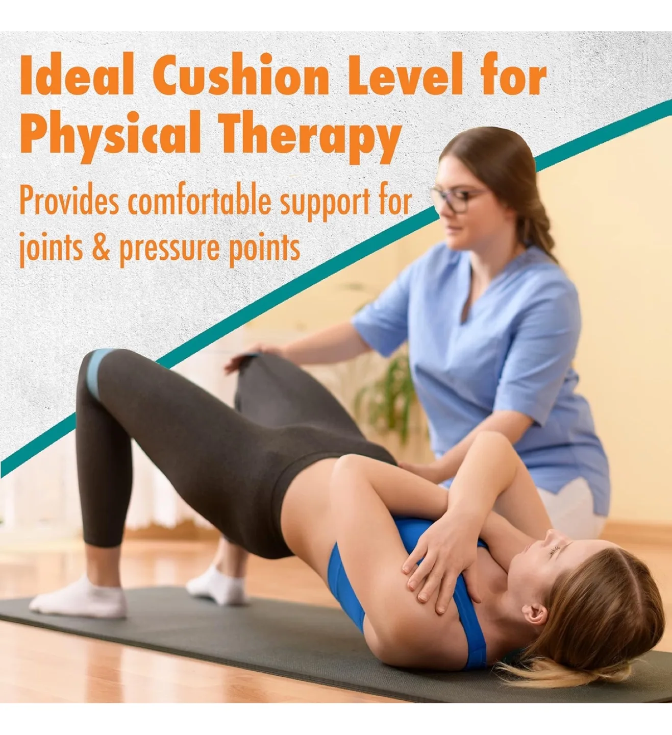 New Maximo Fitness Exercise Mat - 12mm Thick, Extra Cushion image indicator(5)