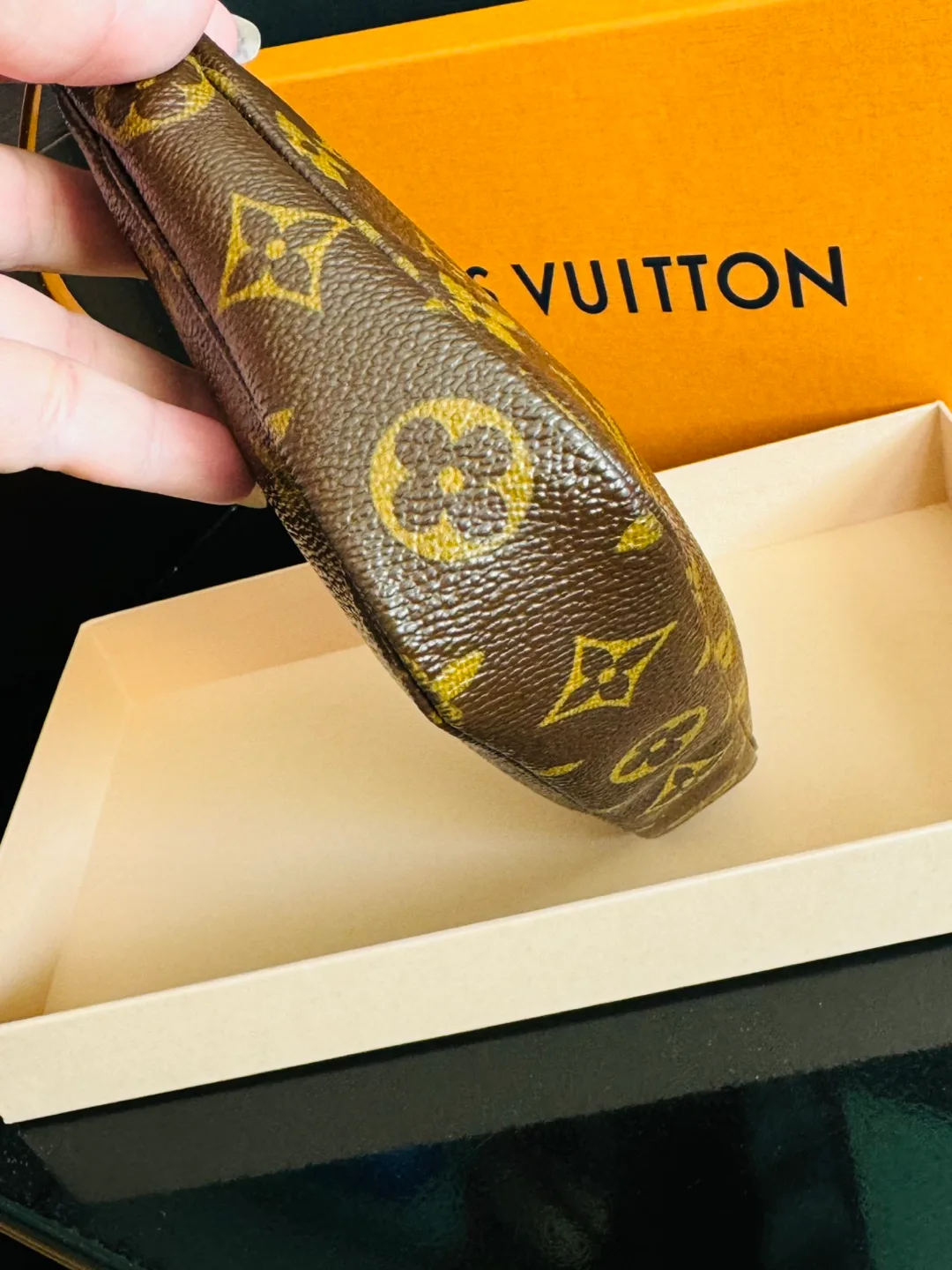 Authentic  Accessories Pochette Monogram image indicator(9)