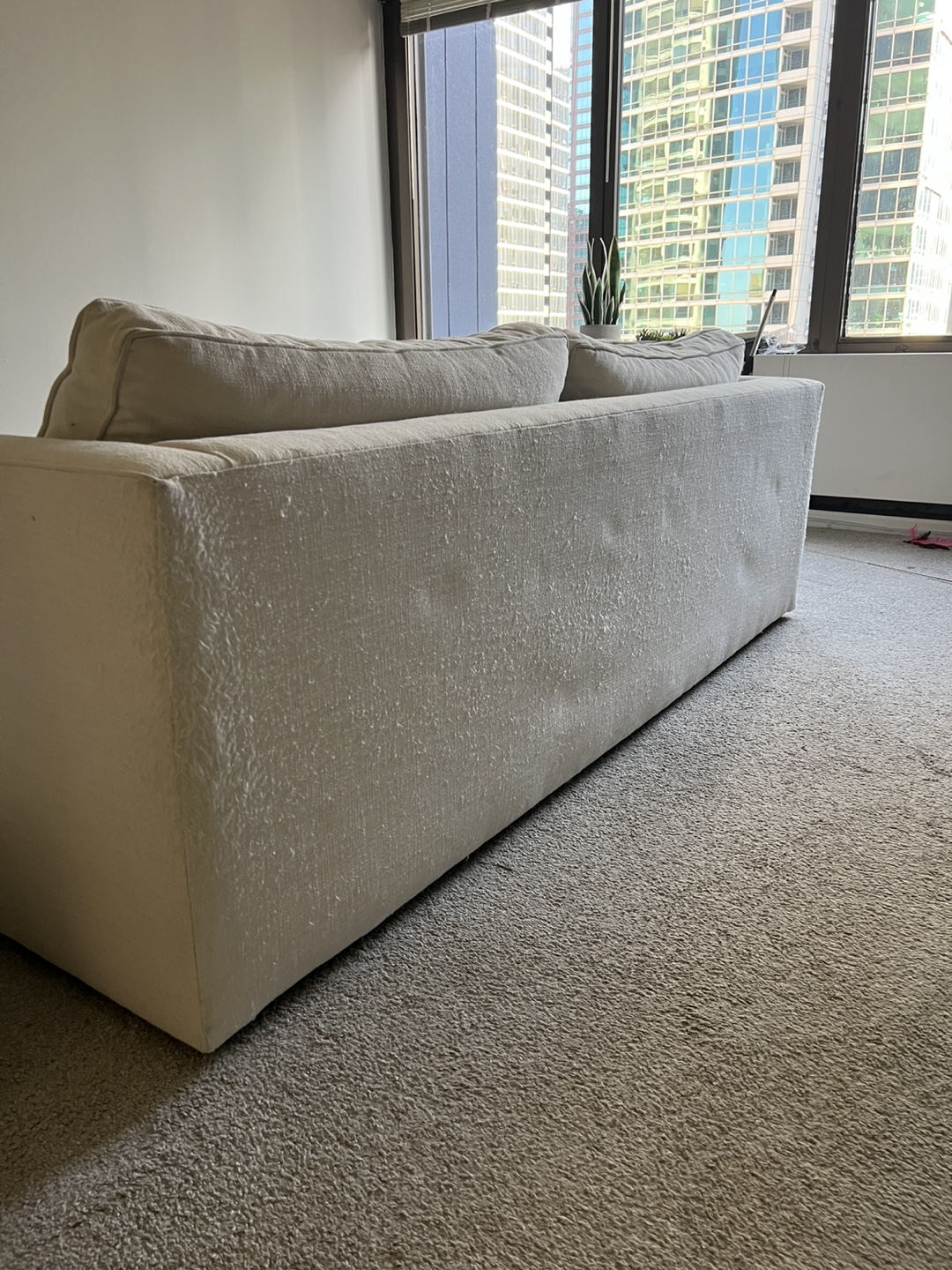 FREE West Elm Off-White Sofa - Needs TLC - photo 3