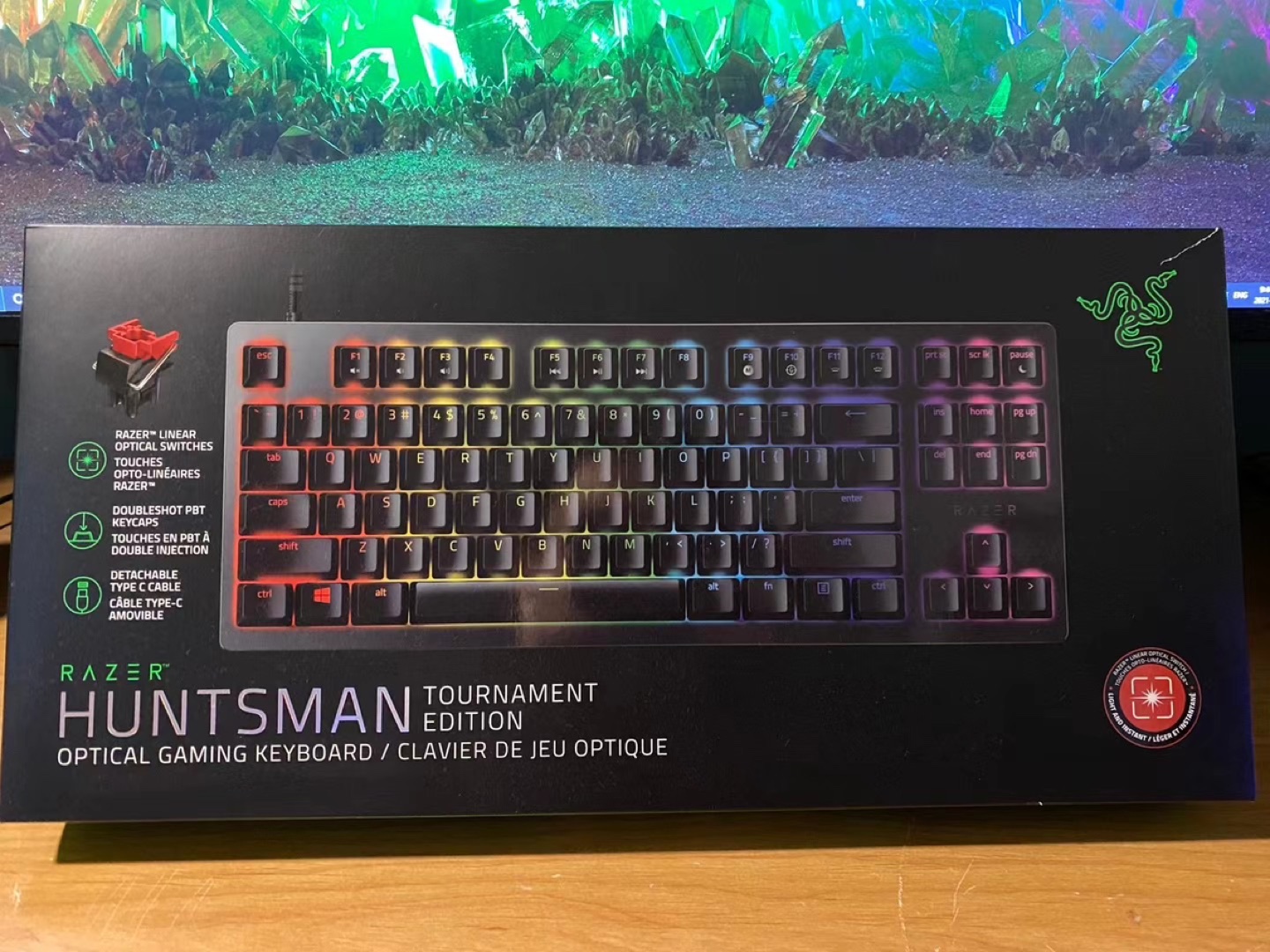 Razer huntsman tournament edition gaming keyboard