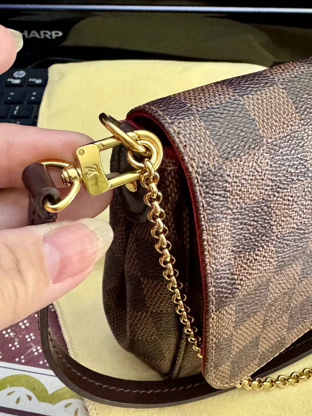 Louis Vuitton favorite Mm Pochette image indicator(8)