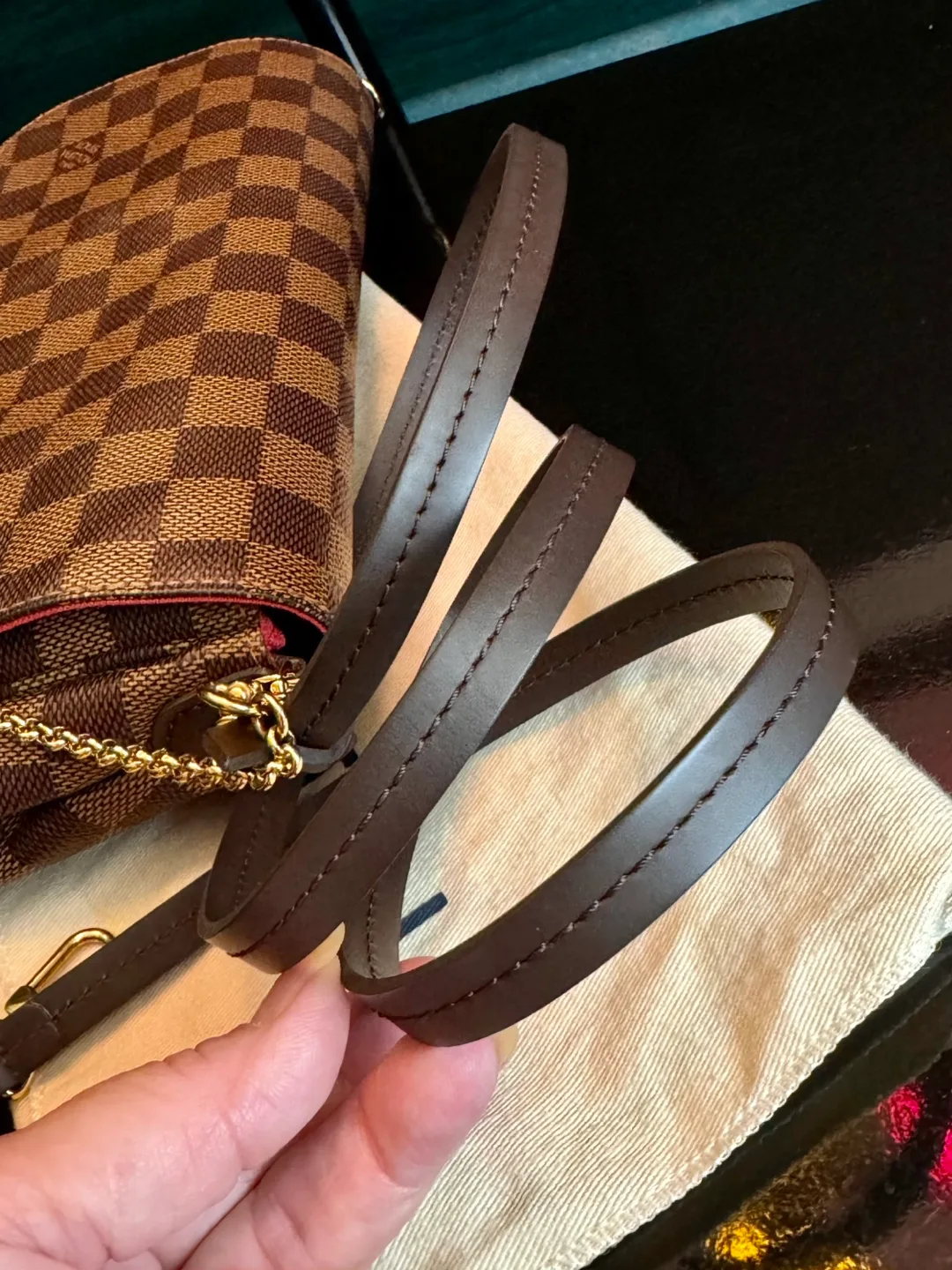 Louis Vuitton favorite Mm Pochette image indicator(10)