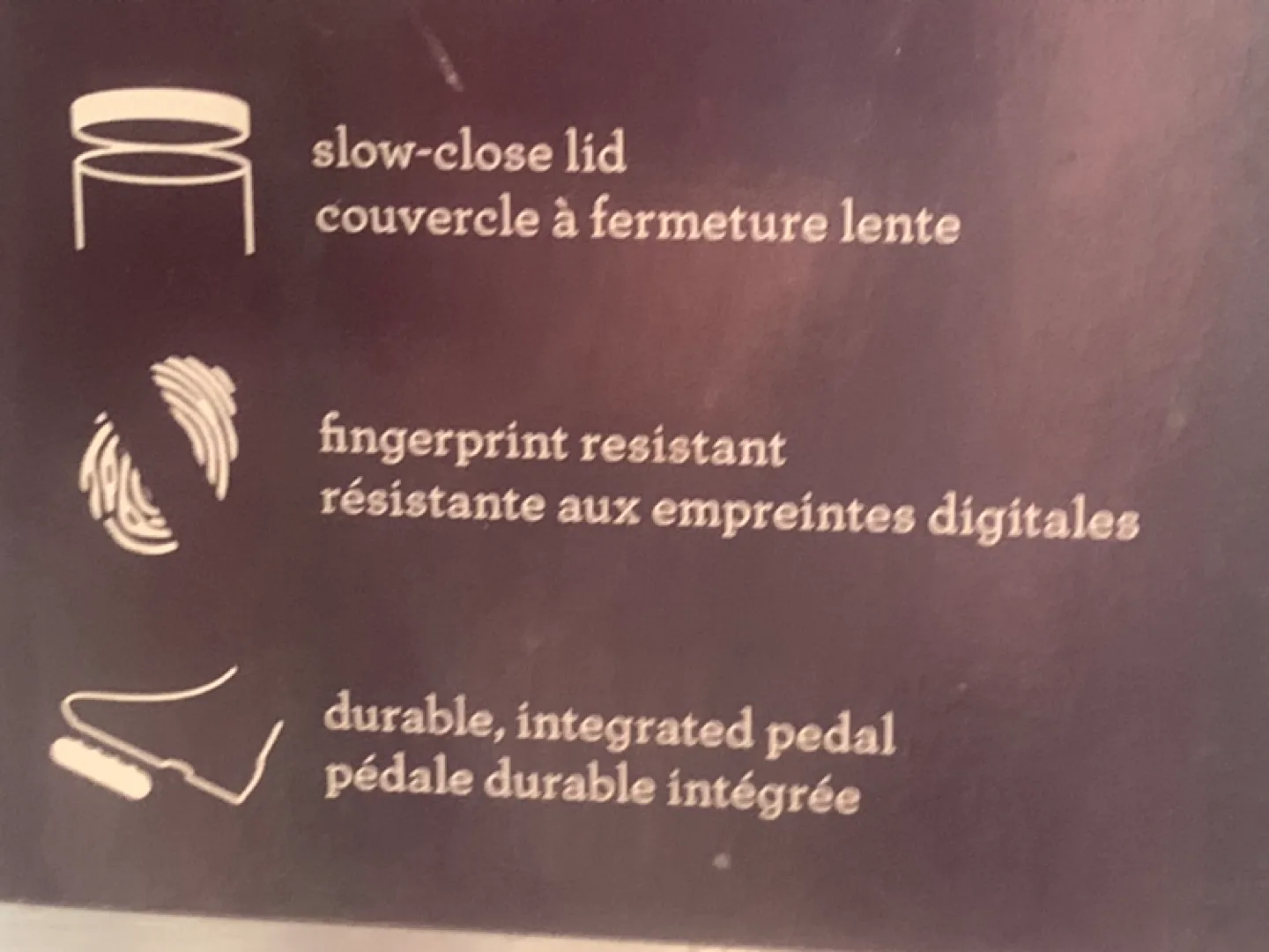 30 Litre Tall Slim Stainless Steel Pedal Garbage Can image indicator(7)