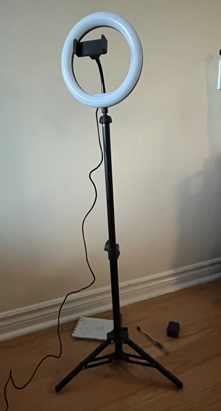 Tripod with Ring Light