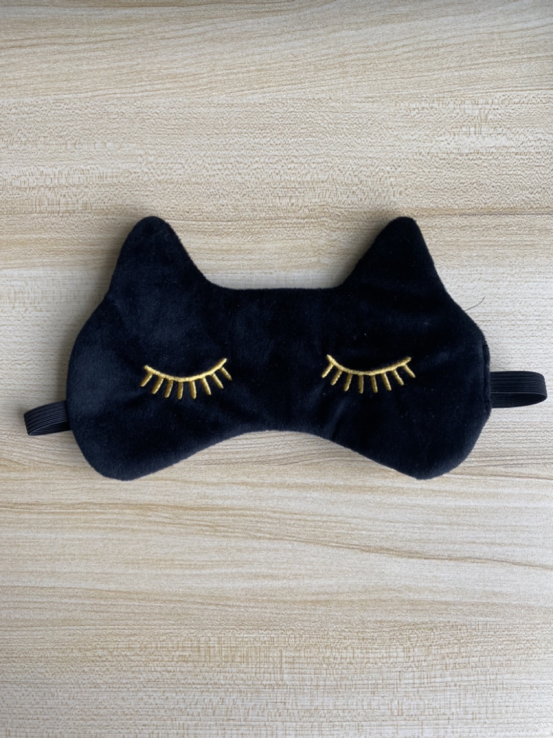 Adorable Black Cat Eye Sleep Mask
