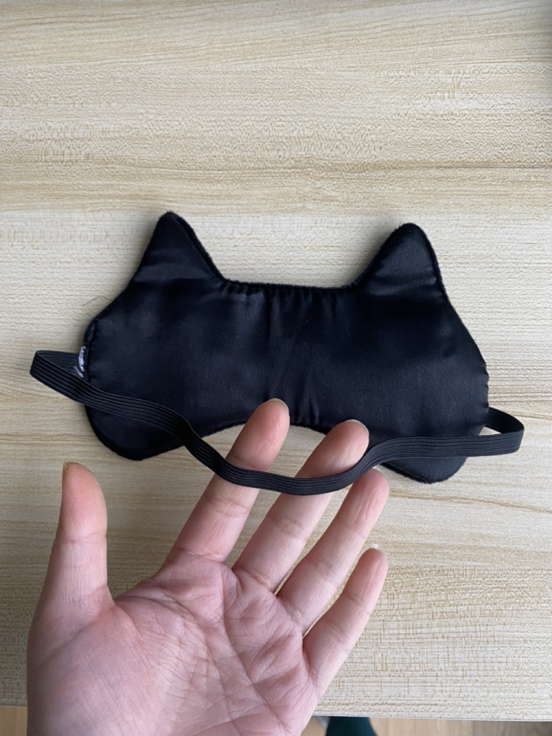 Adorable Black Cat Eye Sleep Mask - photo 3