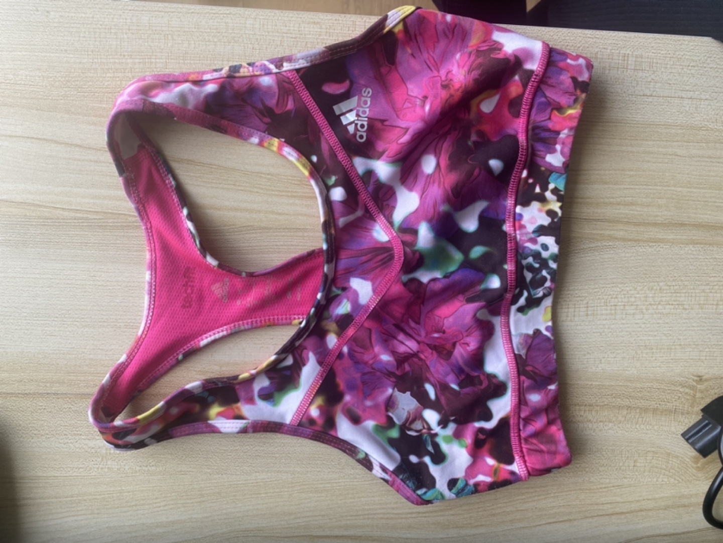 Adidas Women's Sports Bra - Size S - Floral Print