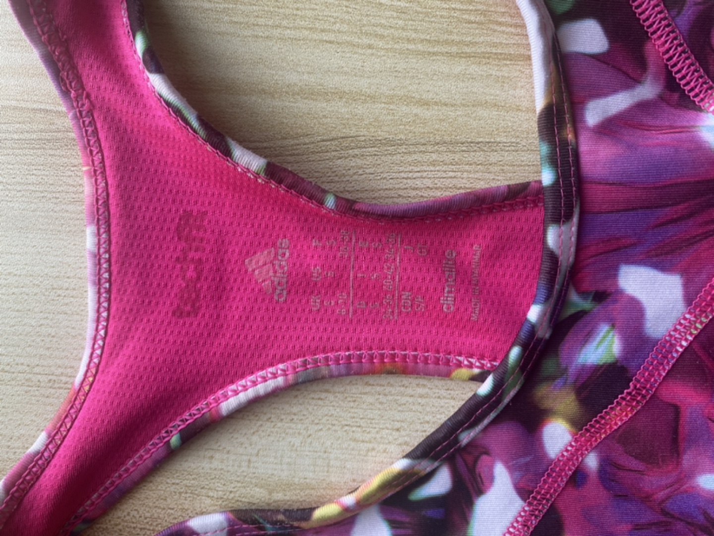 Adidas Women's Sports Bra - Size S - Floral Print - photo 2