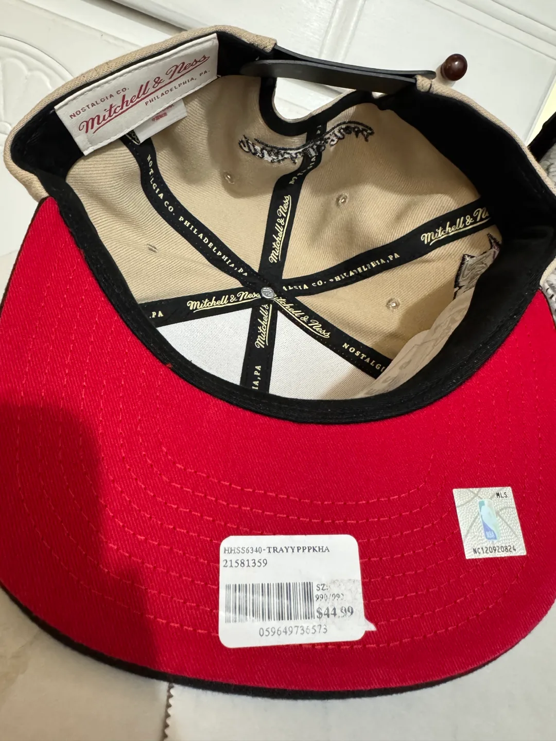 New Toronto Raptors Mitchell & Ness 20th Season Snapback Hat image indicator(2)