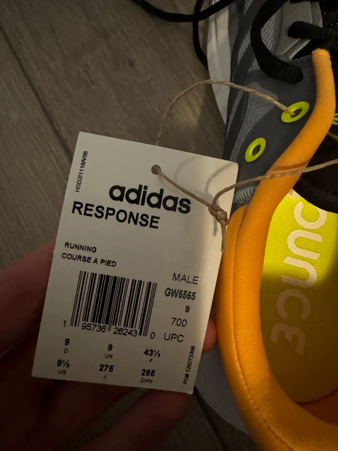 NWT adidas Response Running Shoe (Size 10M US) image indicator(4)