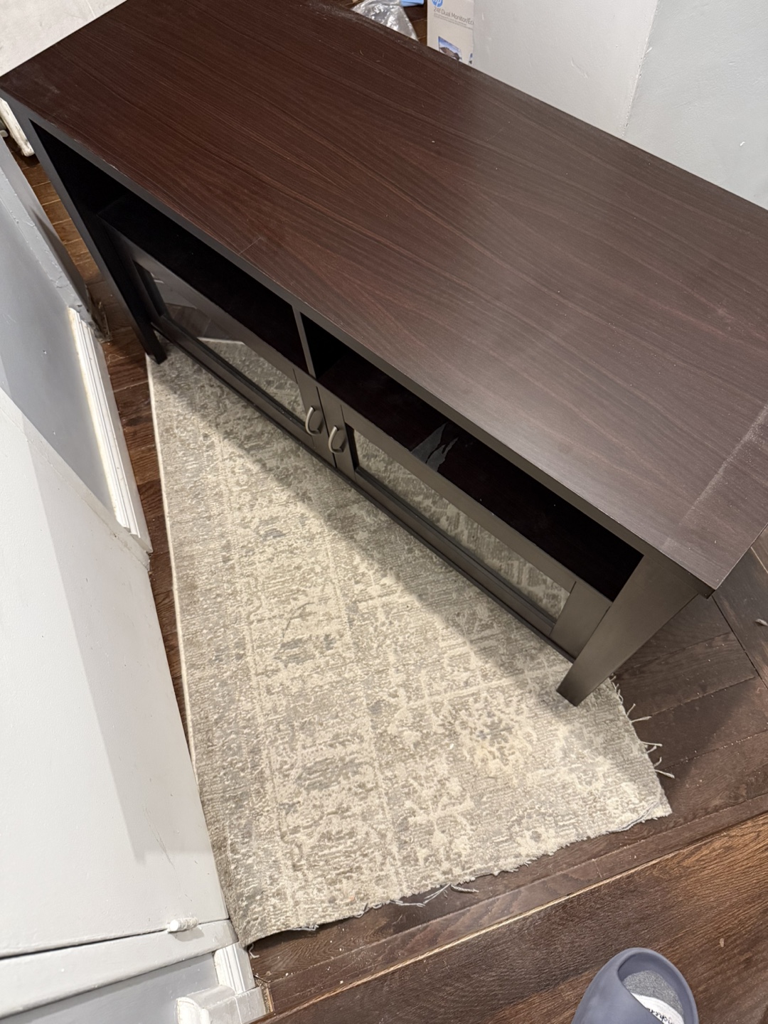 Dark Brown TV Stand - photo 3