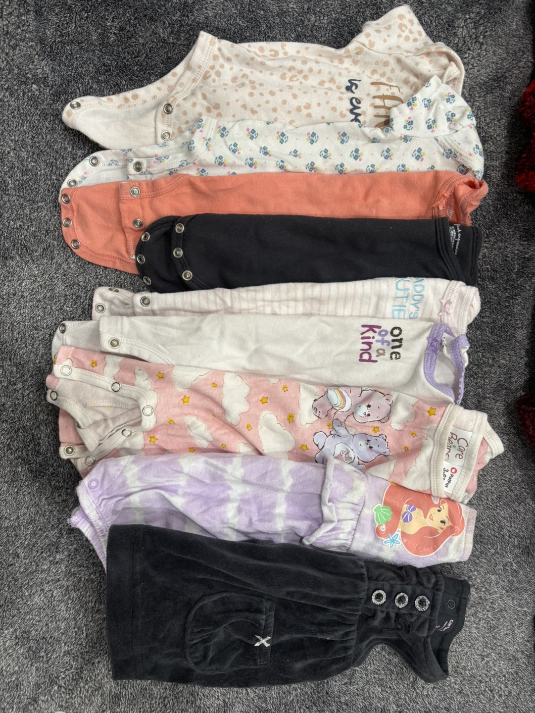 Baby Girl Clothes Bundle - Shorts, Tops, Bodysuits