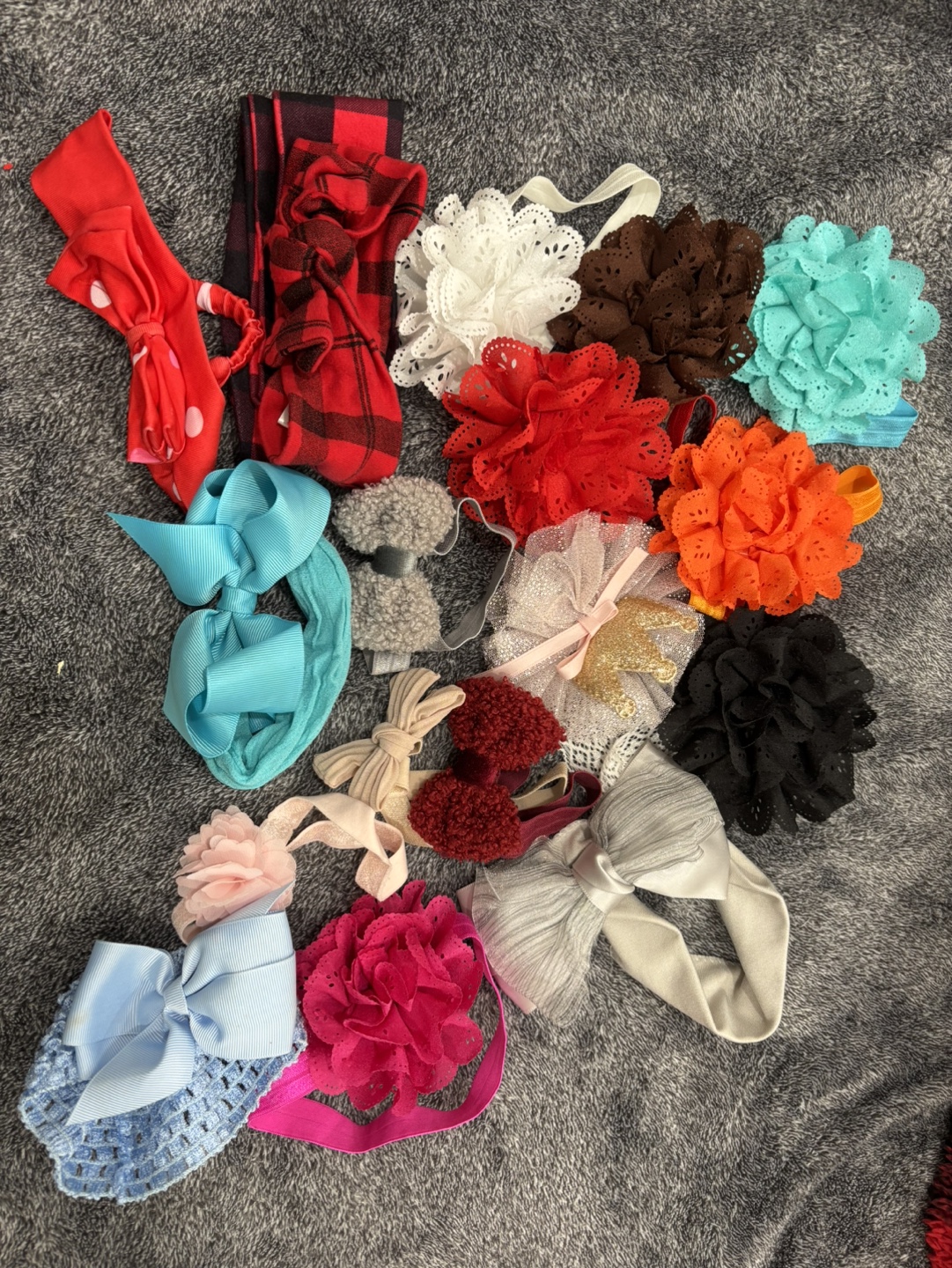 Baby Girl Shoes and Headbands Bundle - photo 2