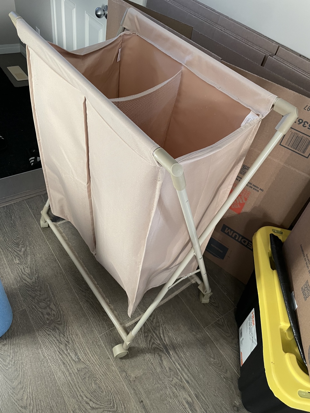 Double Laundry Hamper with Rolling Stand - photo 2