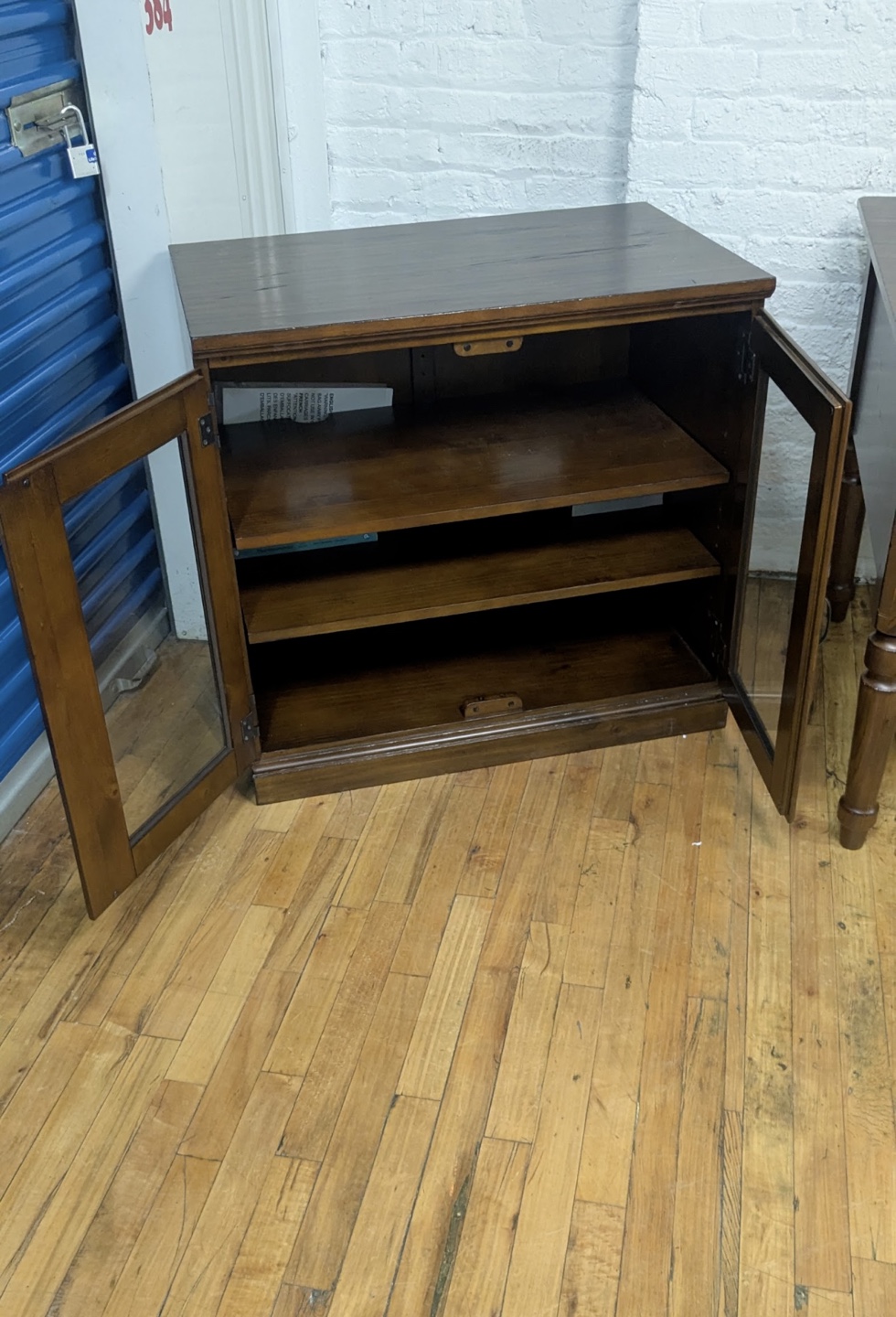 Pottery Barn Printer's Glass Cabinet (32") - photo 2