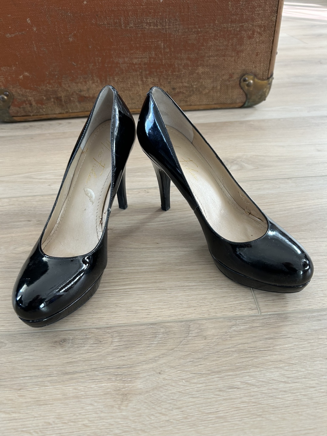 Black Patent Leather Heels