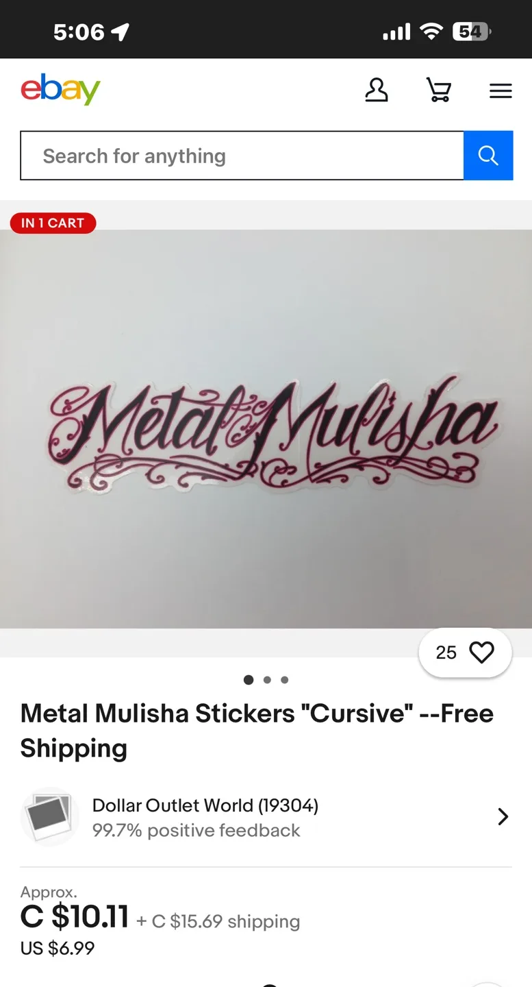 🍒Metal Mulisha Ladies Edition Sticker Lot image indicator(2)