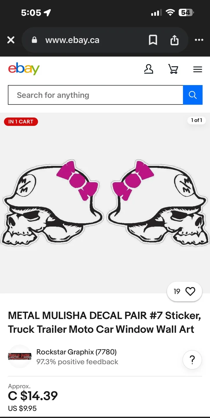 🍒Metal Mulisha Ladies Edition Sticker Lot image indicator(3)