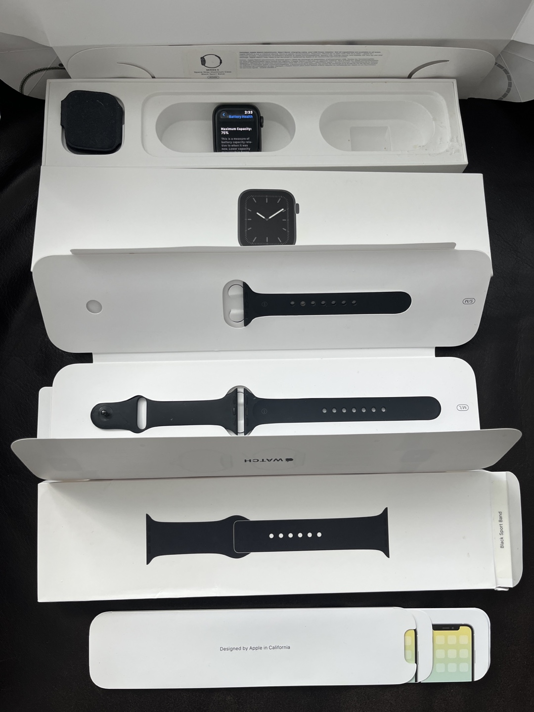 Apple Watch Series 5, Black, GPS