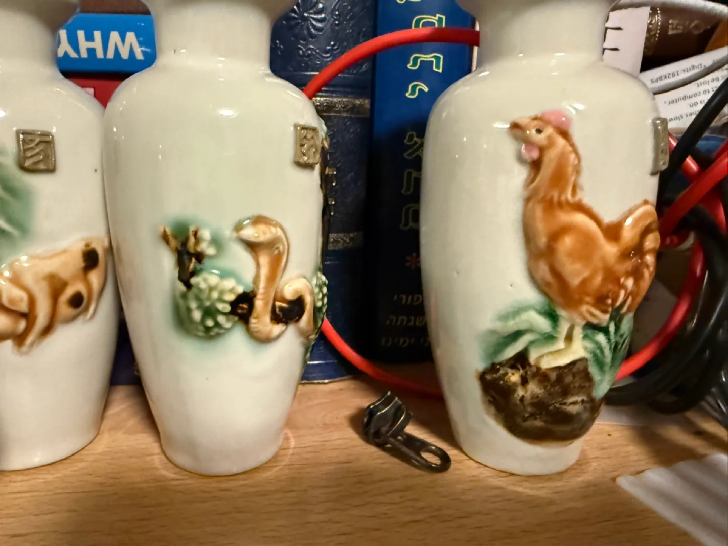 Set of 12vase  of 12 Chinese months ,  Mini Vases image indicator(3)