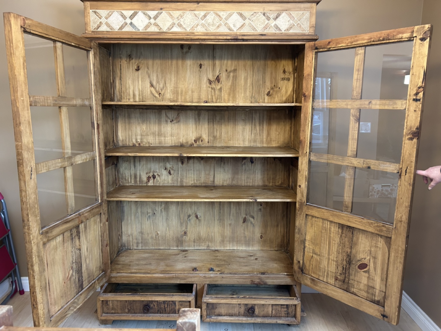 Segussino Mexican Dining Set - Table and China Cabinet - photo 3