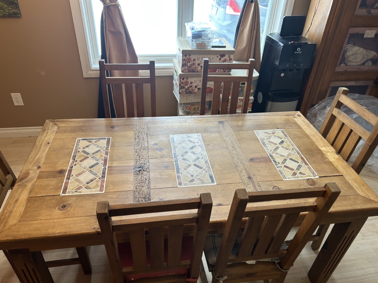Segussino Mexican Dining Set - Table and China Cabinet - photo 4