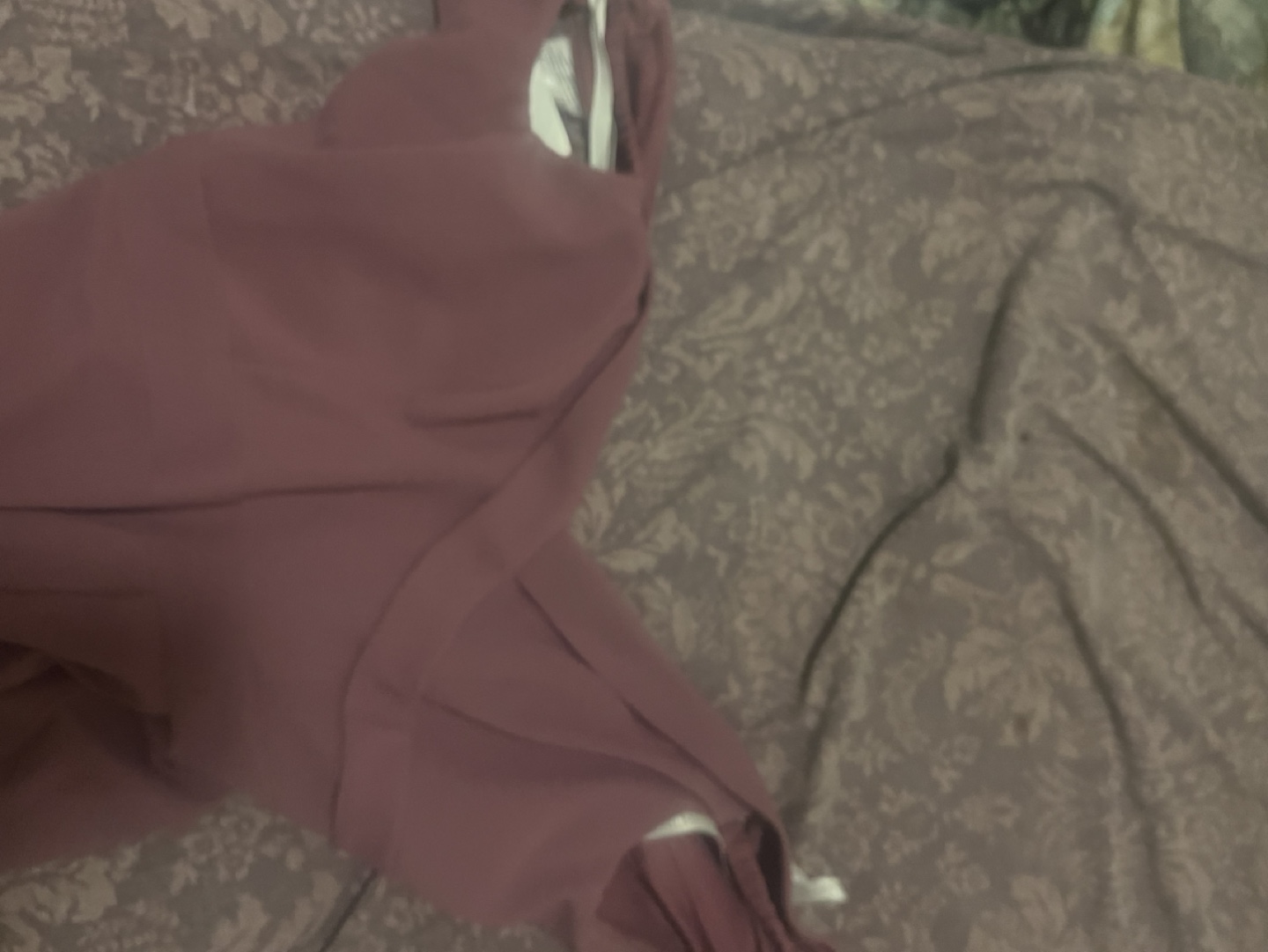 David's Bridal Burgundy Bridesmaid Dress - photo 2