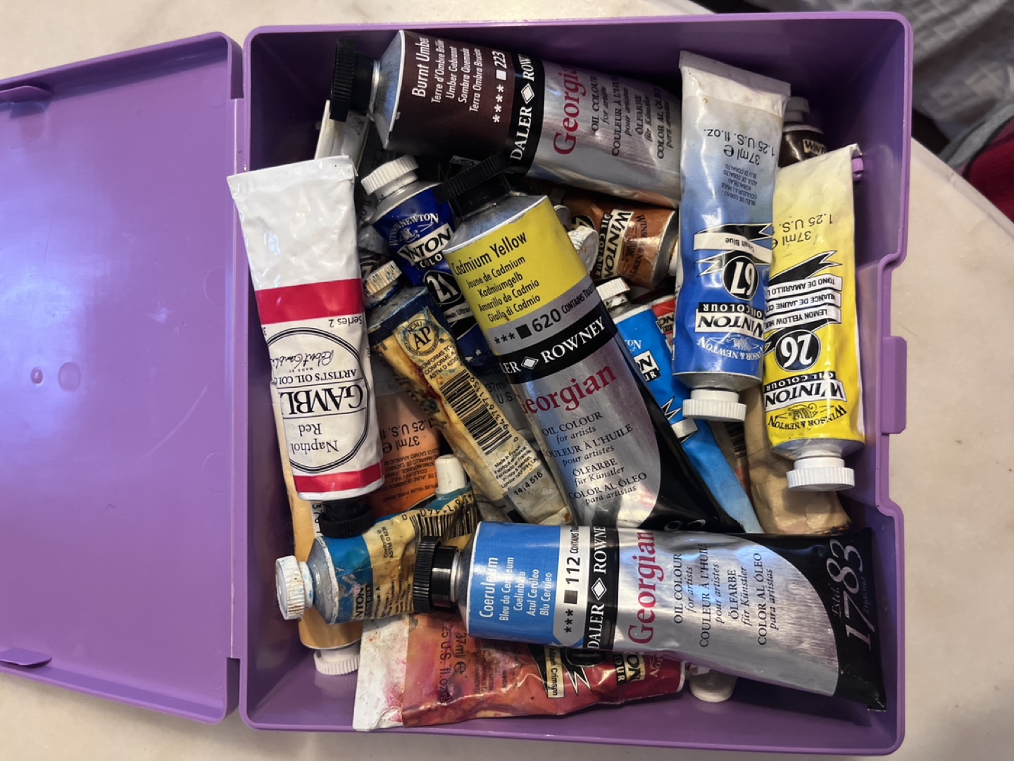 Art oil painting Bundle: Papers, Paints, Mediums, Canvases