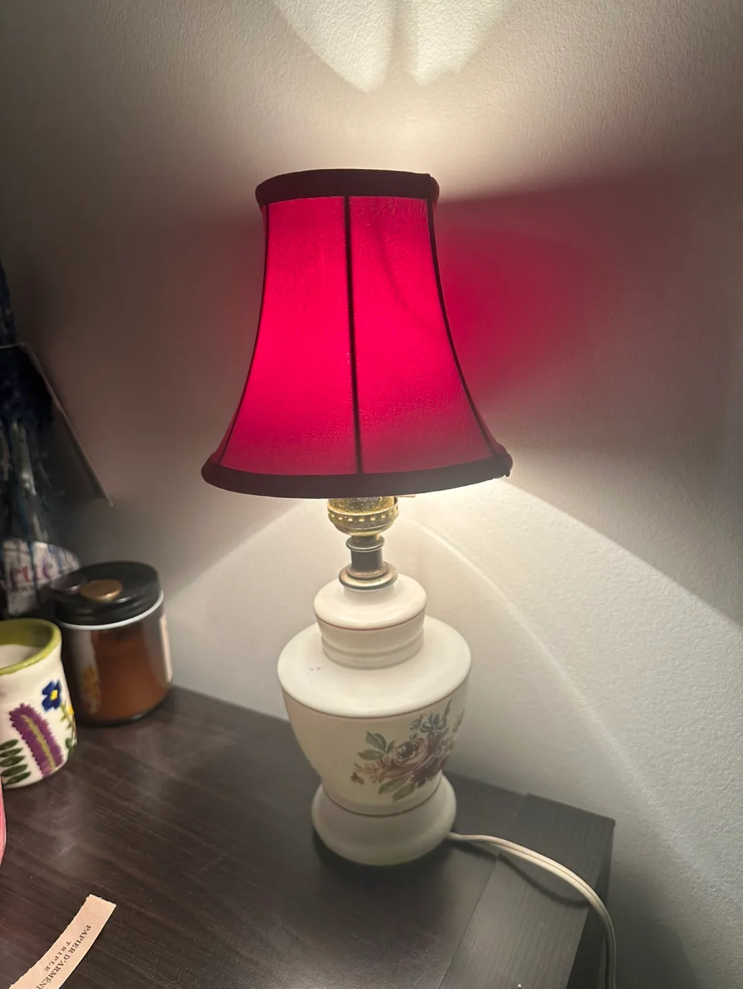 Vintage Floral Table Lamp image indicator(4)