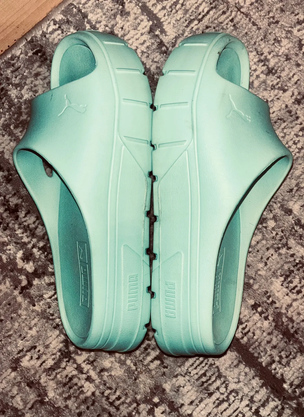 Puma Platform Slides - Mint Green image indicator(2)