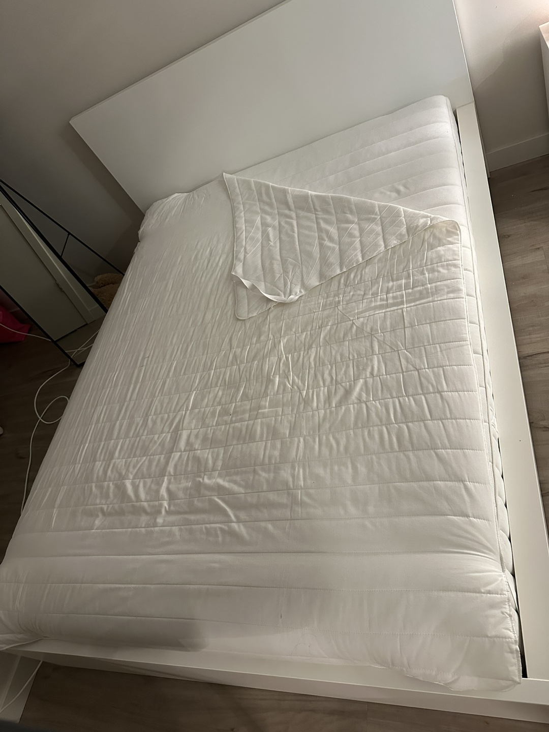 IKEA MALM White Queen Bed Frame with Storage - photo 4