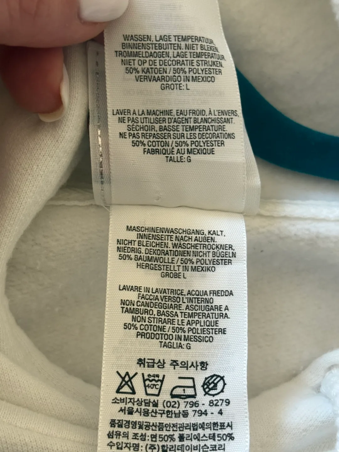 Harley Davidson Women's Size L White Hoodie image indicator(7)