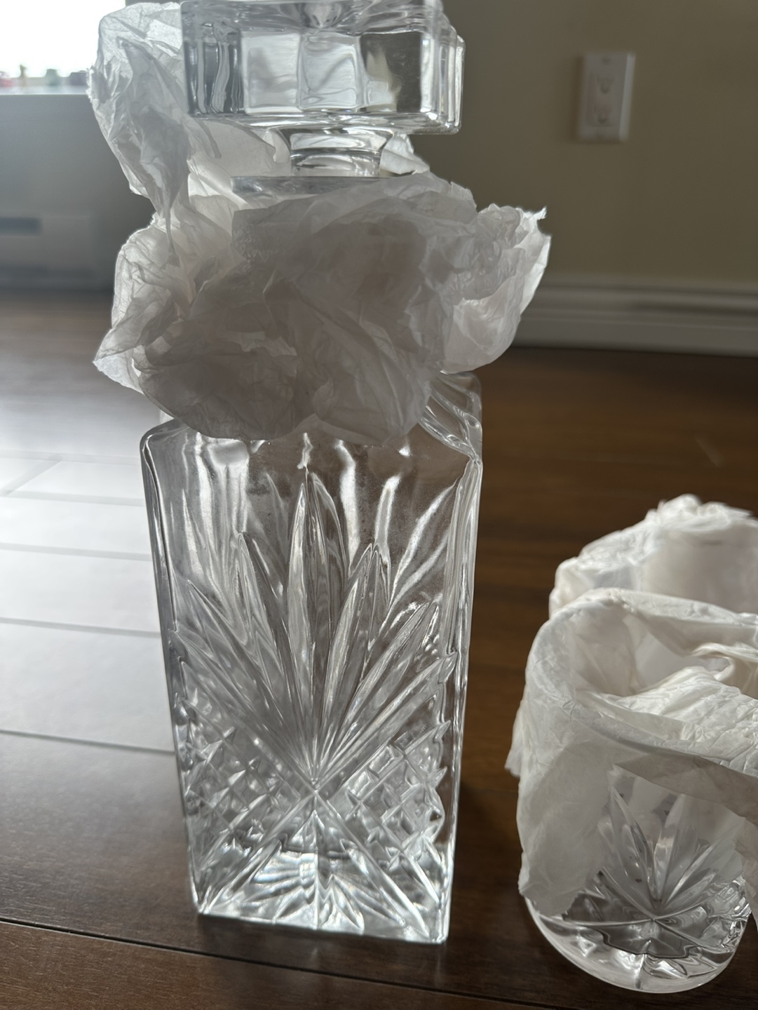 Godinger Dublin Crystal Whiskey Decanter Set - 5 Pieces - photo 4