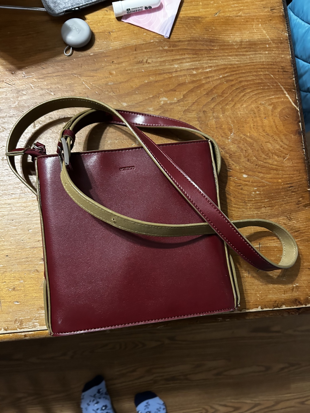 Real Leather mondani small crossbody Bag. - photo 2